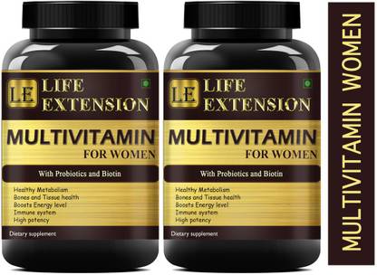 Life Extension True Vitamins with Minerals for Women (120 Capsules) Advanced