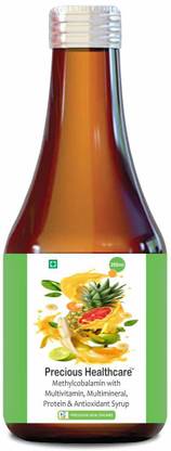 PRECIOUS HEALTHCARE Multivitamin multimineral Protein & Antioxidant syrup 400ml