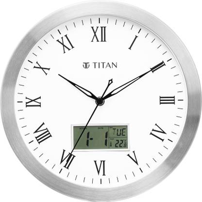 Titan Analog-Digital 30 cm X 30 cm Wall Clock