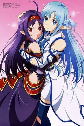 Smoky Design sword art online yuuki asuna konno yuuki alfheim online wallpaper