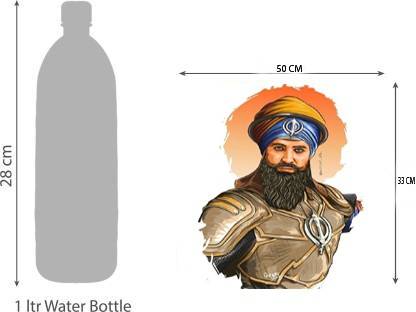 Khalsa Art BABA BANDA SINGH BAHADAR Pack of 2
