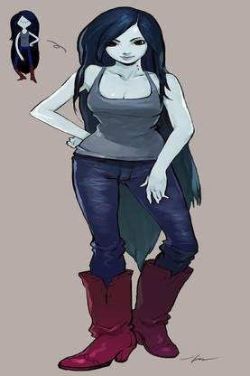 Smoky Design cartoon adventure time marceline the vampire queen wallpaper