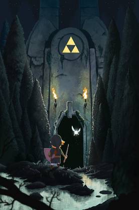 Smoky Design the legend of zelda link video games triforce wallpaper