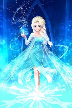 Smoky Design cartoon frozen movie fan art princess elsa wallpaper