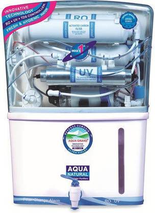 AQUA IQ Grand Plus RO UV UF TDS 12 L RO + UV + UF + TDS Water Purifier Machine 14 L RO + UV + UF + TDS Water Purifier 14 L RO + UF + Minerals + UV LED Water Purifier