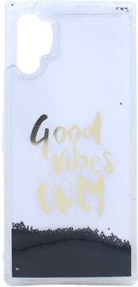 Mystry Box Back Cover for Samsung Note 10 Plus Good Only Vibe Water Glitter