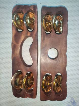 sach music khadtal wooden Chimta Instrument