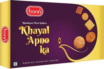 Bonn Assorted Biscuits and cookies Diwali Gift Pack, 1100 g Biscotti Biscuit