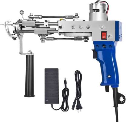 XDLB Electric Carpet Tufting Gun, (Cut Pile) Carpet Weaving Machine, Flocking Machine, Hand-Held Industrial Tufting Gun Rug Making Tools,Adjustable Carpet Height is 7-21mm Die Handle