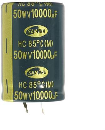 jivith SAMWAH 10000 uF/50 V Radial Electrolytic Capacitor pack of 2 units Electronic Components Electronic Hobby Kit