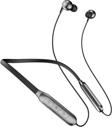 Noise Nerve Neckband with 25 Hours of Playtime, 10mm Driver, Instacharge, and IPX5 Bluetooth