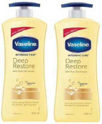 Vaseline WINTER LOTION DEEP RESTORE 400ML X 2