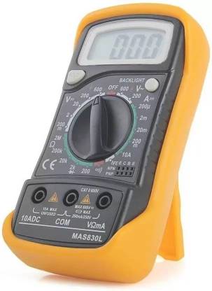 SG Flash MAS830L Electric Testing Meter Voltmeter Ammeter AC DC OHM Voltage Current Tester Digital Multimeter
