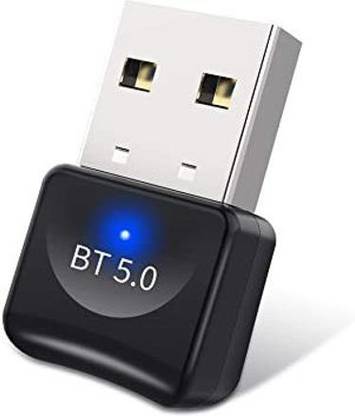Trustify Wireless Bluetooth Receiver for PC 5.0 +EDR inbuilt Realtek RTL8761B Nano Bluetooth Receiver Dongle for Desktop Laptop Mouse Keyboard Printers Bluetooth Headsets Speakers supports Windows 10 8.1 8 7 XP Vista USB Adapter