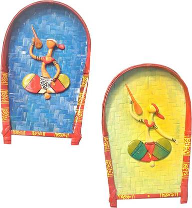 HASTSHILP CHENNAI HAST_ART WORK SET OF 2 Enamel 10 inch x 7 inch Painting