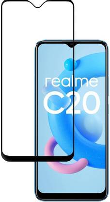 NKCASE Edge To Edge Tempered Glass for Realme C20, Realme C25, Realme C25s
