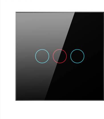 SiSAH 3 Way Wall Capacitive Touch Switch Smart Switch