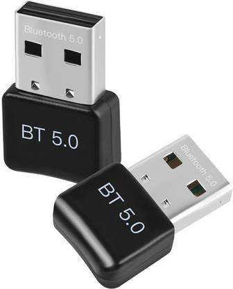 Trustify Bluetooth Dongle Adapter USB 5.0 Mini Dongle Receiver and Transmitters Wireless Adapter Kit for Bluetooth Headphones, Keyboard, Mouse, Speakers Support Windows 10 8.1 8 7 XP Vista (Not for Mac, Linux) (Install Driver First) USB Adapter