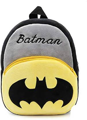 Littoze Soft Plush Batman Backpack for Kids, Kids Bag, Plush Bags, School Bags for Kid Girl/boy (Multicolour) Backpack Backpack