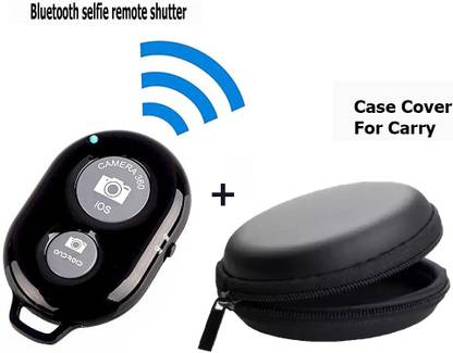 POZUB Good Quality Bluetooth Phone Remote Shutter PZB-5208 Wireless Bluetooth Shutter Remote Control Button Self-Timer Long Distance Camera Phone Selfie Stick Monopod Shutter Bluetooth Remote Controller Shutter Bluetooth Remote Controller Shutter Button For Selfie Click And Portable For Ios, Android Devices Remote Controller For Click Selfies Bluetooth Photo Clicker Video Shutter Remote  Camera Remote Control
