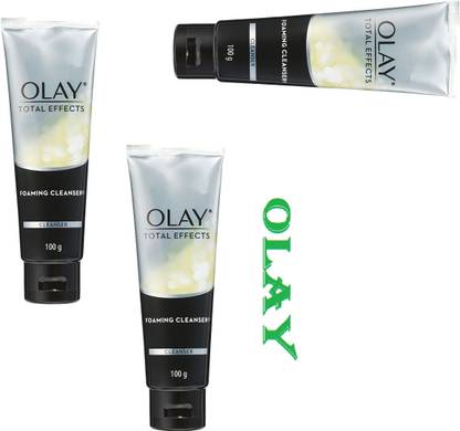OLAY TOTAL EFFECTS FOAMING CLEANSER EACH 100G S*3 Face Wash