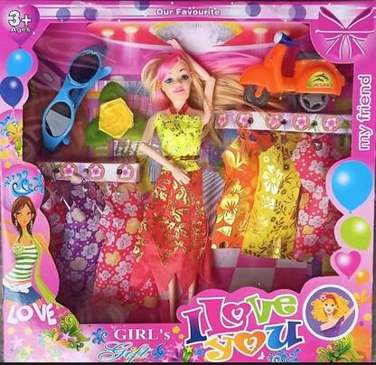 Bhagat Infotech Doll Hand Foldable & Legs only Movable Doll Toy kids 25 cm (pack of 1)