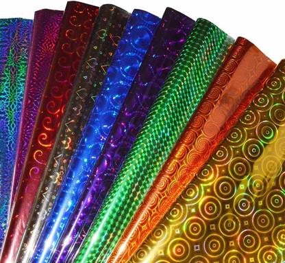 LADDU GOPAL Wrapper of Gift Wrapping Paper Gift Packing Plastic Gift Wrapper (Multicolour Plastic Gift Wrapper