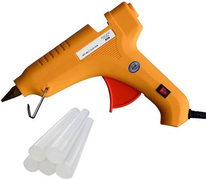 Velish Hot Melt Standard Temperature Corded Glue Gun with 5 Glue Stick Multi color Standard Temperature Corded Glue Gun