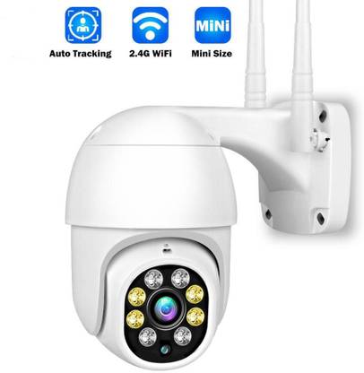 Bzrqx HD IP Camera Outdoor Smart Home Security CCTV Camera WiFi Speed Dome Camera PTZ Onvif 2MP Color Night Vision Security Camera