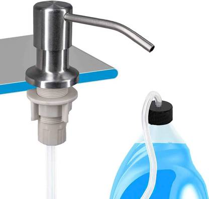 pinkparifashion Soap Dispenser for Kitchen Sink, Soap Dispenser Pump with Extension Tube Kit for Kitchen Bathroom Countertop, Detergent Separator kit Soap Dispenser Pump, Liquid Soap Dispenser 500 ml Liquid Dispenser