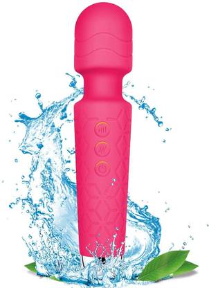 Abhsant Wand Massager Powerful,20 Vibrating Patterns 8 Speeds Powerful Body Massager Cordless Massage USB Rechargeable Wand massager Massager