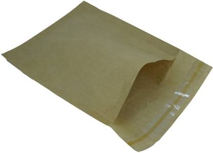AUMNI CRAFTS Kraft Paper Plain Packaging Courier Bag PB1 Packing Self Adhesive Mailer Envelopes 6x7 Inch (50 Pieces) Security Bag