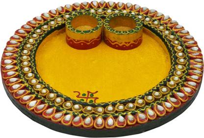 Jaipurikala Kundan Wooden