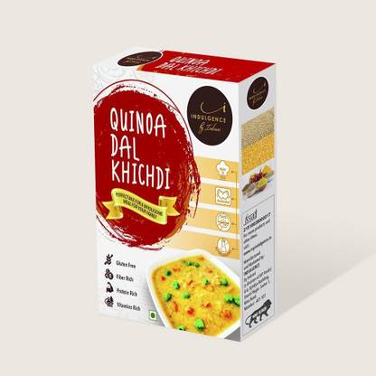 Indulgence Quinoa Dal Khichdi gluten free high fibre pack of 2 240 g