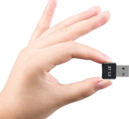 Trustify Long Range Bluetooth Adapter for PC Bluetooth 5.0 USB High Gain for Desktop Laptop Bluetooth Dongle Wireless Receiver Transfer for Bluetooth Headphones, Keyboard, Mouse, Speakers Support Windows 10 8.1 8 7 XP Vista (Not for Mac, Linux) (Install Driver First USB Adapter