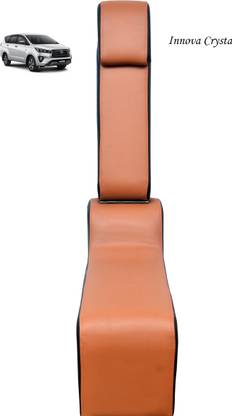 VB Autocreation Innova Crysta Baby Seat (Black & Tan) Cum Car Armrest