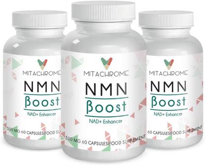 MITACHROME Fractal Health NMN BOOST NAD + ENHANCER, 500 Mg
