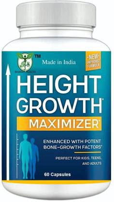 BHARAT HEALTH HEIGHT GROWTH MAXIMIZER CAPSULE AYURVEDIC BONE AND HEIGHT GROWTH 60 CAPSULE ( PACK OF 1 )