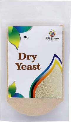 Jioo Organics Instant Active Dry Yeast, Pack of 50g (JO019) Yeast Powder