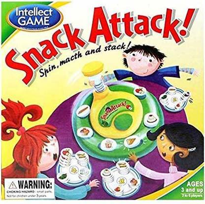 azhari Snack Attack Spin-Match Rotary Table Spin Strategy & War Games Board Game Strategy & War Games Board Game Board Game Accessories
