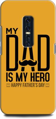 KEYCENT Back Cover for Vivo V17 Pro, Vivo 1909 MOTIVATIONAL, INSPIRATION, MY DAD IS MY HERO, POSITIVE