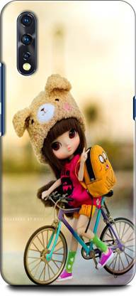KEYCENT Back Cover for Vivo S1, Vivo 1907 GIRL, ANIME, PINK, LOVELY GIRL, CARTOON, CUTE GIRL, DOLL