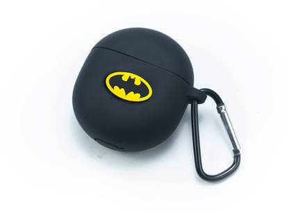 Heropantee Pouch for Oneplus Buds Case Cover With Hook (Batman, Black)