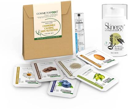 Cosmetofood Face Cleanser With Chamomile Facial Kit, 85 mL