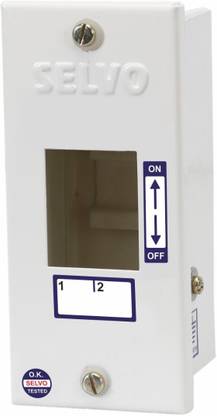 Selvo 2 POLE MCB METAL BOX SINGLE DOOR Distribution Board