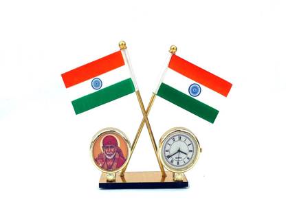 WOLCH indian Flag Double Sided Wind Car Dashboard Flag
