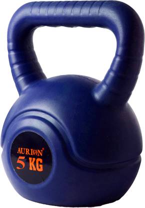 Aurion Kettle-bell 5 KG Set Perfect for body workout Kettlebell (5 kg) Blue Kettlebell, Weight Plate