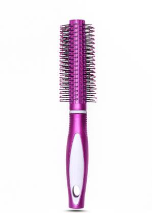 Dradhishth Round Hair Brush with Soft Nylon Bristles for Women and Men (PACK OF 1)