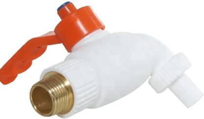 Hiify Garden Tap/Outdoor Tap Bib Tap Faucet Heavy Garden Outdoor Tap, Multicolour, Painted Finish (Single Handle Installation Type) Hose Connector