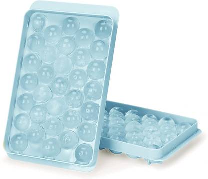 HAPANI Round Ice Cube Tray,Ice Ball Maker Mold for Freezer,Mini Circle Ice Cube Tray Multicolor Plastic Ice Ball Tray